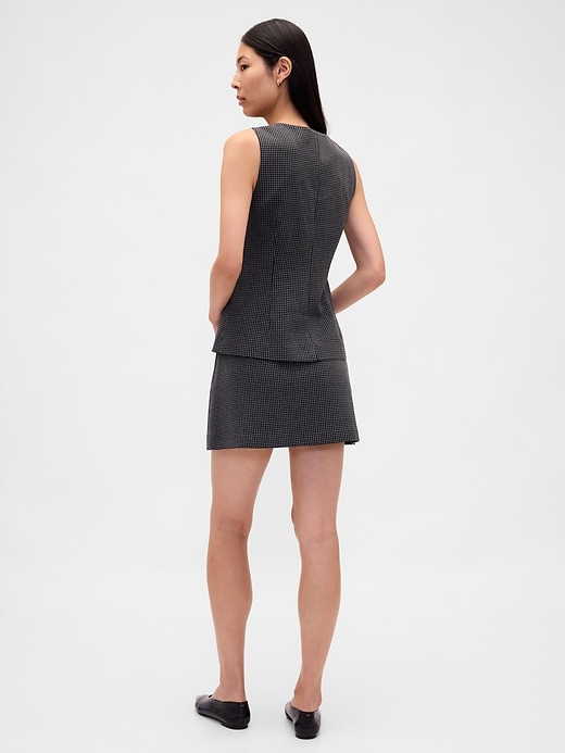Image number 2 showing, Herringbone Mini Skort