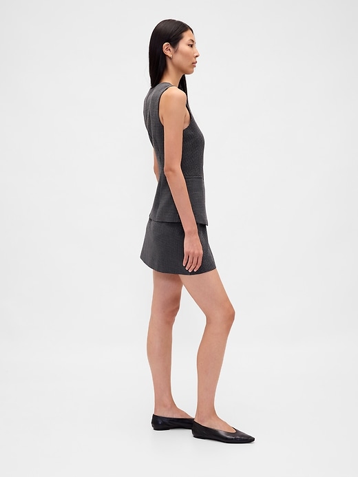Image number 3 showing, Herringbone Mini Skort