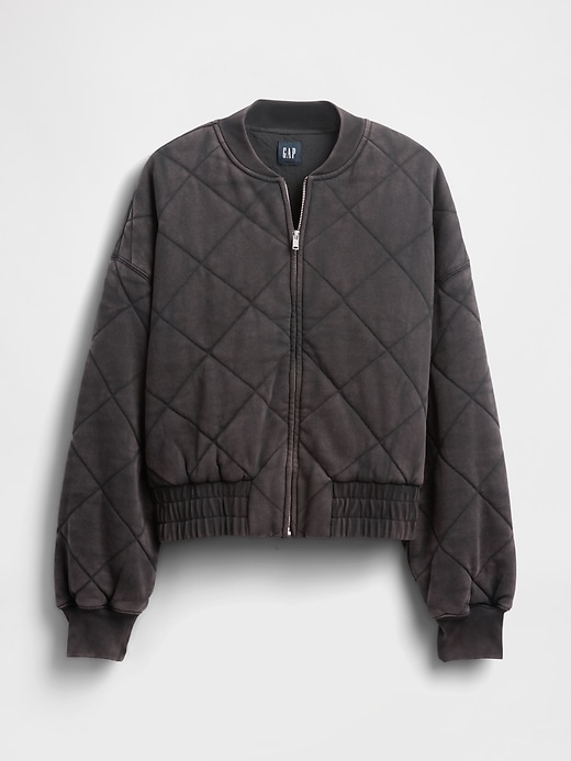Image number 5 showing, VintageSoft Quilted Bomber Jacket