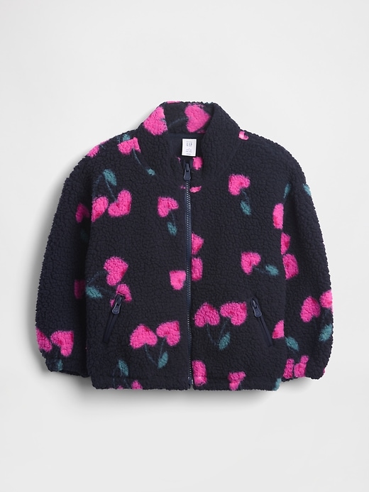 Image number 1 showing, Baby & Toddler Sherpa Zip Jacket