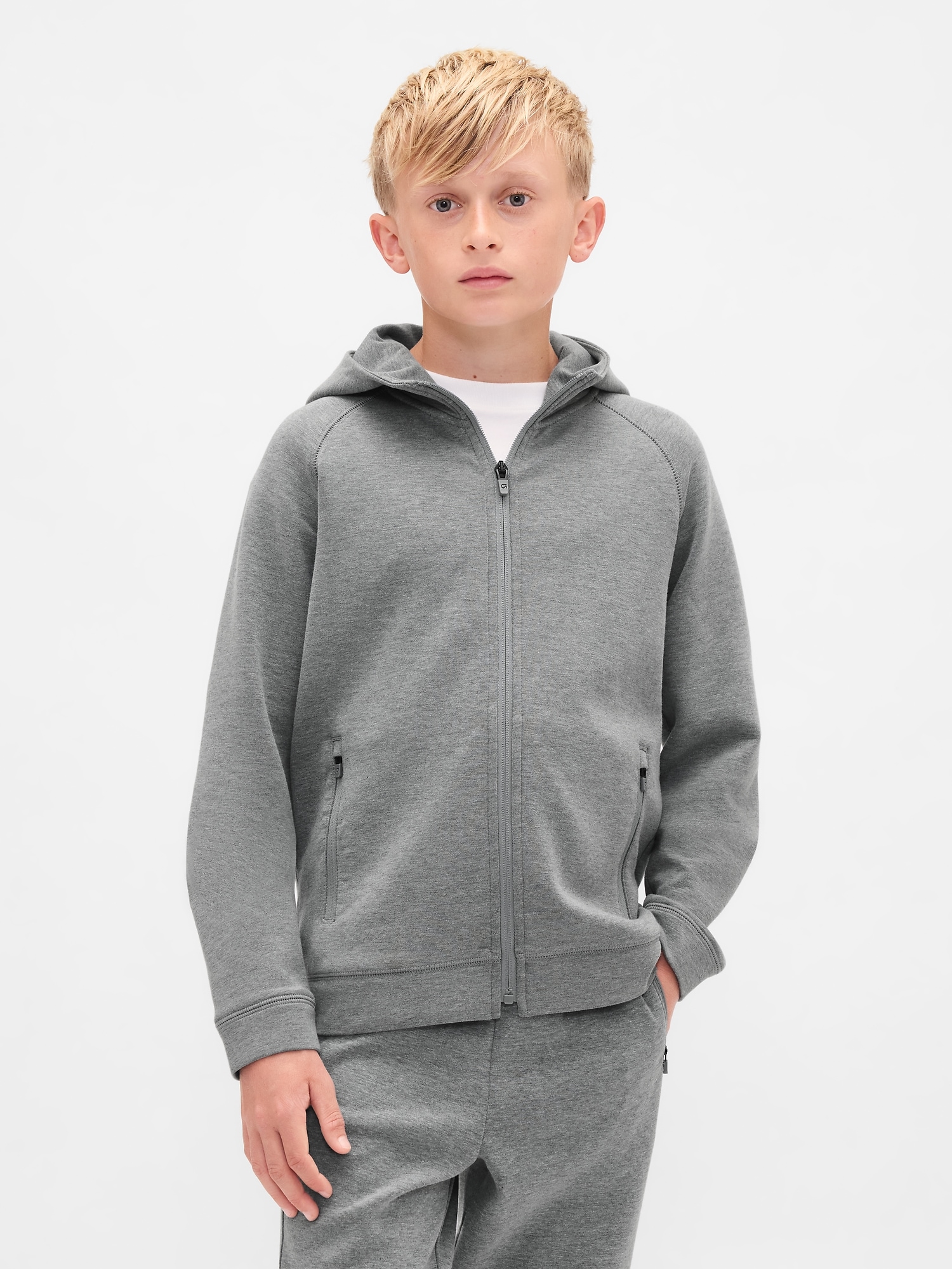 Kids GapFit Tech Quick-Dry Zip Hoodie