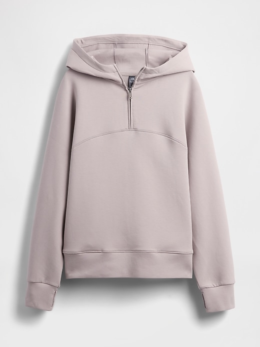 Image number 4 showing, GapFit Oversized Quarter-Zip Hoodie
