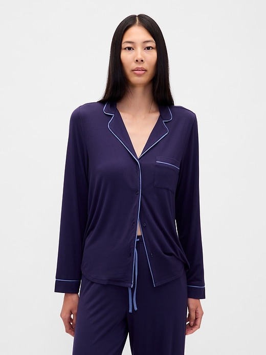 Image number 1 showing, Softest Modal PJ Shirt