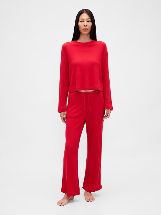 Image number 2 showing, Waffle Crop PJ Top