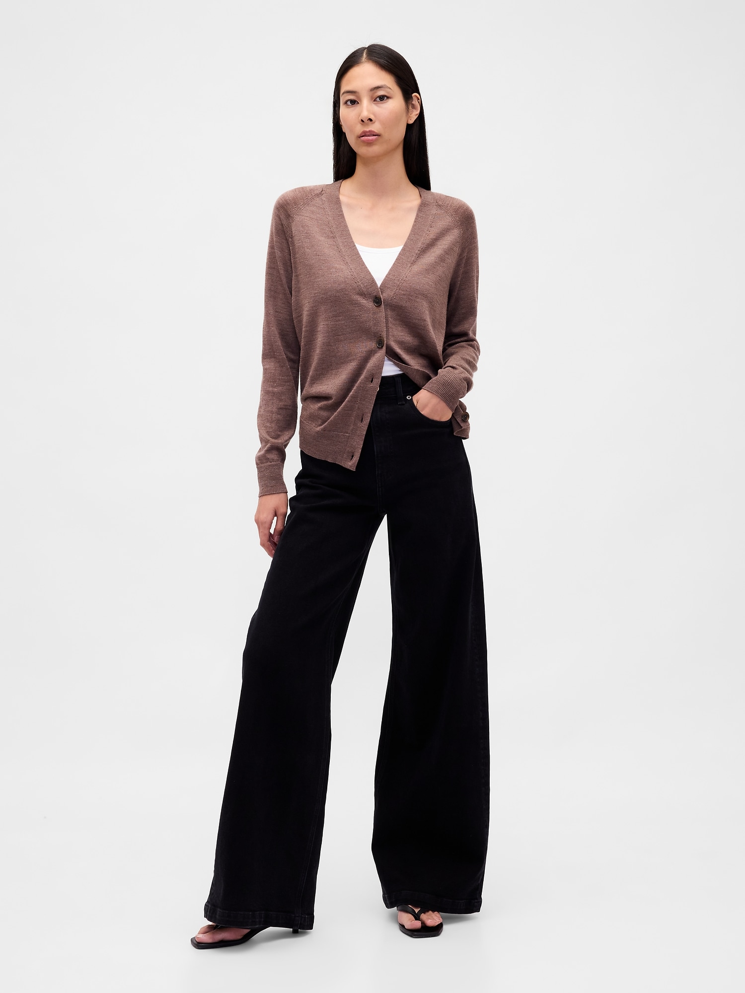 Merino Boyfriend Cardigan