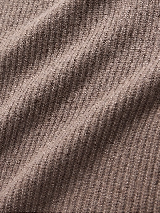 Image number 4 showing, CashSoft Shaker-Stitch Turtleneck Sweater