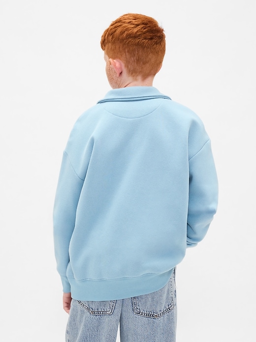 Image number 3 showing, Kids VintageSoft Quarter-Zip Pullover