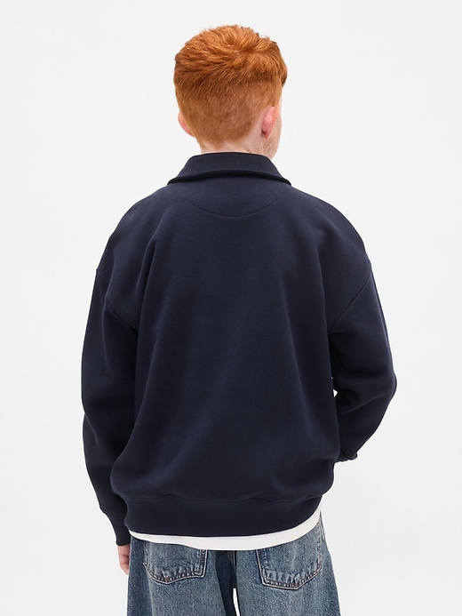 Image number 3 showing, Kids VintageSoft Quarter-Zip Pullover