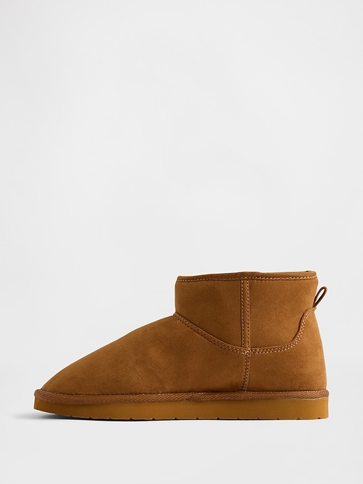 Image number 5 showing, Kids Vegan Suede Sherpa-Lined Boots