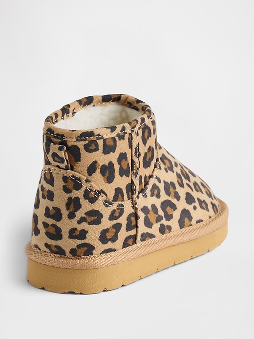 Image number 4 showing, Toddler Vegan Suede Sherpa-Lined Boots