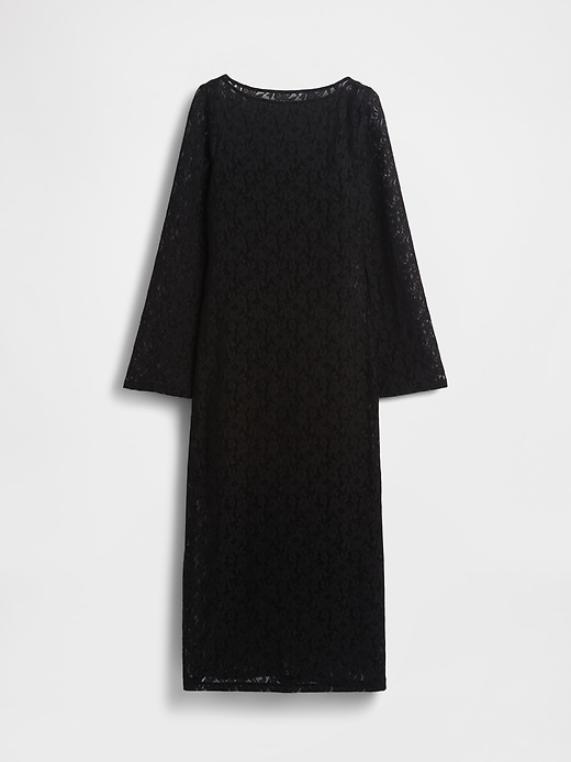 Image number 5 showing, Lace Bell-Sleeve Maxi Dress