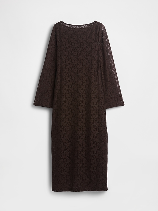 Image number 5 showing, Lace Bell-Sleeve Maxi Dress