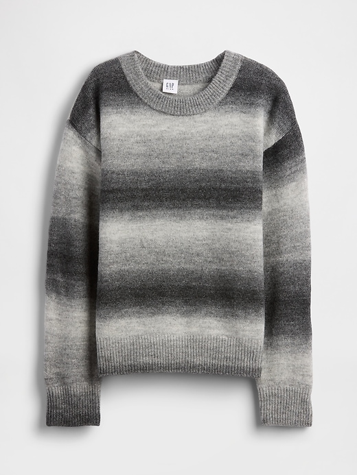 Image number 2 showing, Kids Space-Dye Relaxed Crewneck Sweater