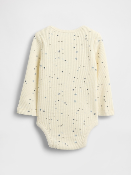 Image number 2 showing, Baby Softspun Waffle Bodysuit