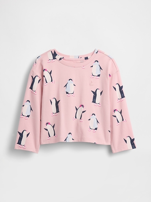 Image number 1 showing, Baby & Toddler Mix & Match Drop-Shoulder T-Shirt