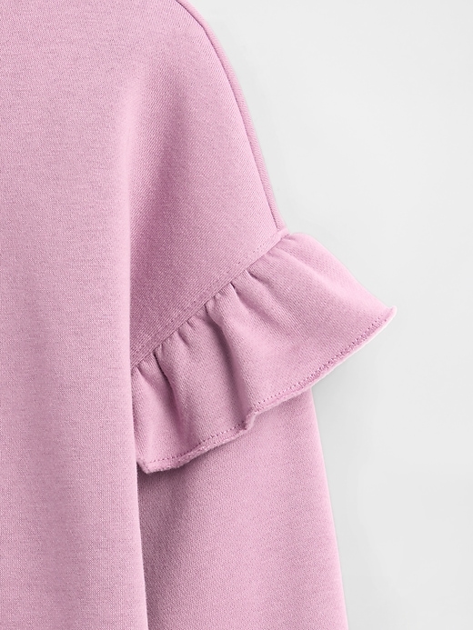 Image number 5 showing, Kids VintageSoft Ruffle Sweatshirt