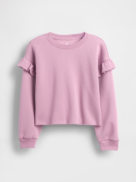 Image number 2 showing, Kids VintageSoft Ruffle Sweatshirt