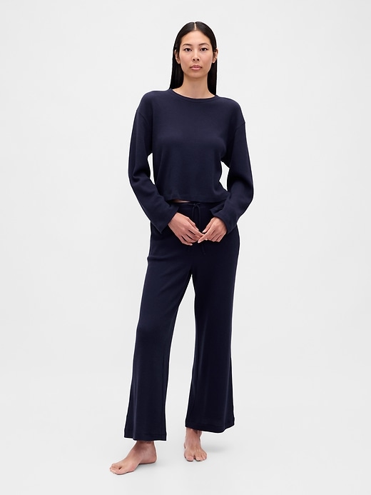 Image number 2 showing, Waffle Crop PJ Top