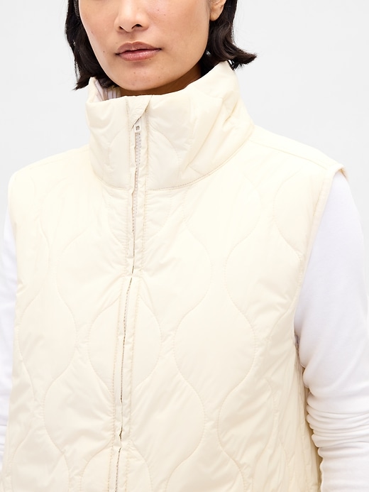 Image number 4 showing, Recycled Lightweight Quilted Puffer Vest