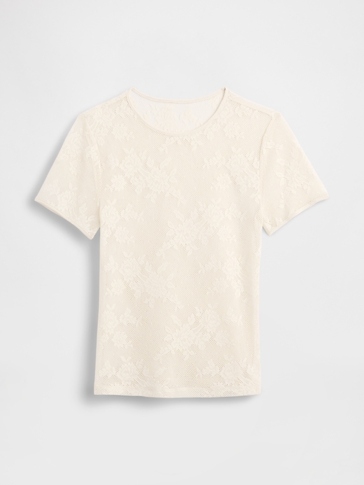 Image number 5 showing, Floral Lace Mesh Top