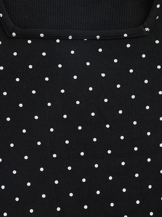 Image number 4 showing, Kids Rib Puff-Sleeve Top