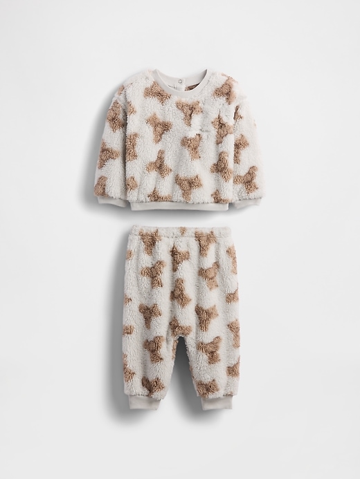 Image number 1 showing, Baby Sherpa Brannan Bear Outfit Set
