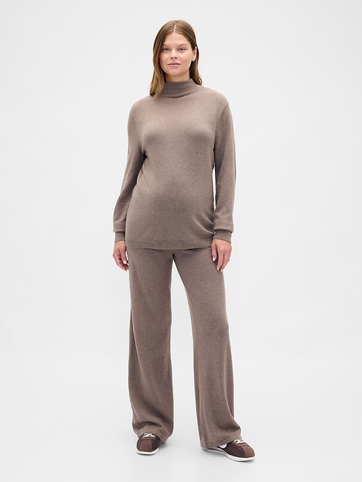 Image number 1 showing, Maternity CashSoft Sweater Pants