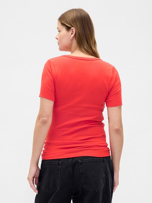 Image number 2 showing, Maternity Modern Crewneck T-Shirt