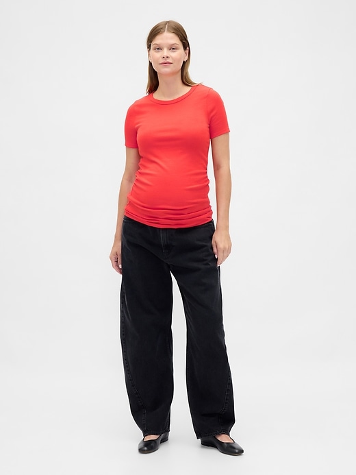Image number 3 showing, Maternity Modern Crewneck T-Shirt