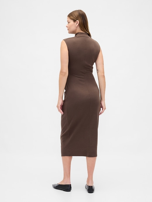 Image number 2 showing, Maternity Modern Mockneck Dress