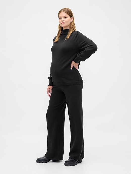 Image number 3 showing, Maternity CashSoft Sweater Pants