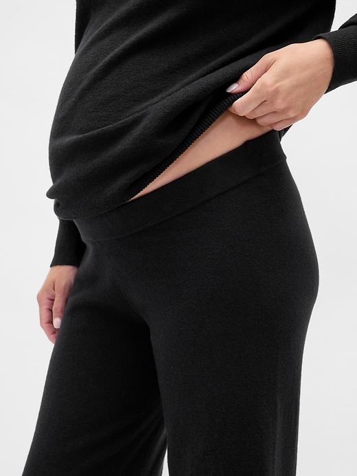 Image number 4 showing, Maternity CashSoft Sweater Pants
