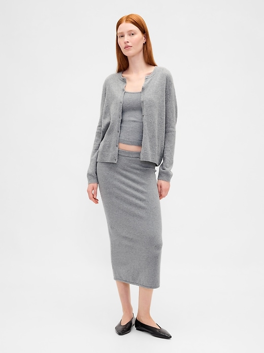 Image number 2 showing, CashSoft Stretch Crop Tank Top