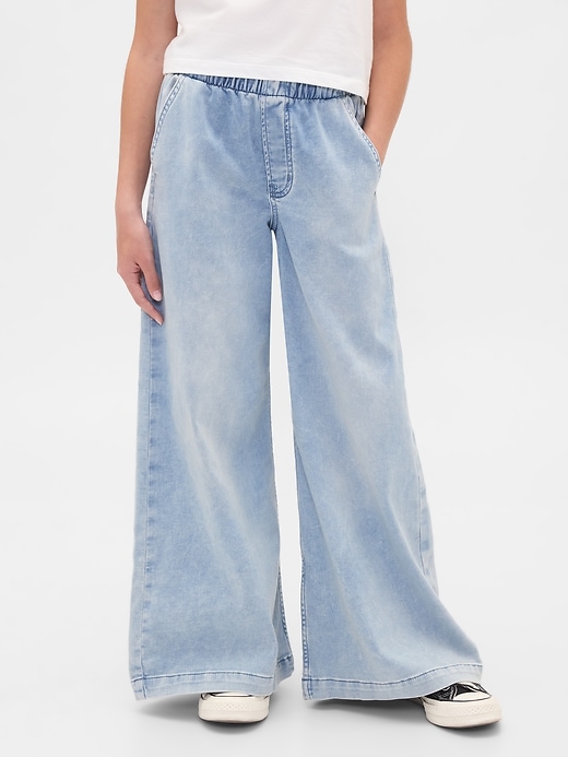 Image number 3 showing, Kids Low Rise Knit Easy Baggy Jeans