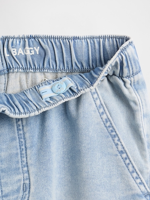 Image number 5 showing, Kids Low Rise Knit Easy Baggy Jeans