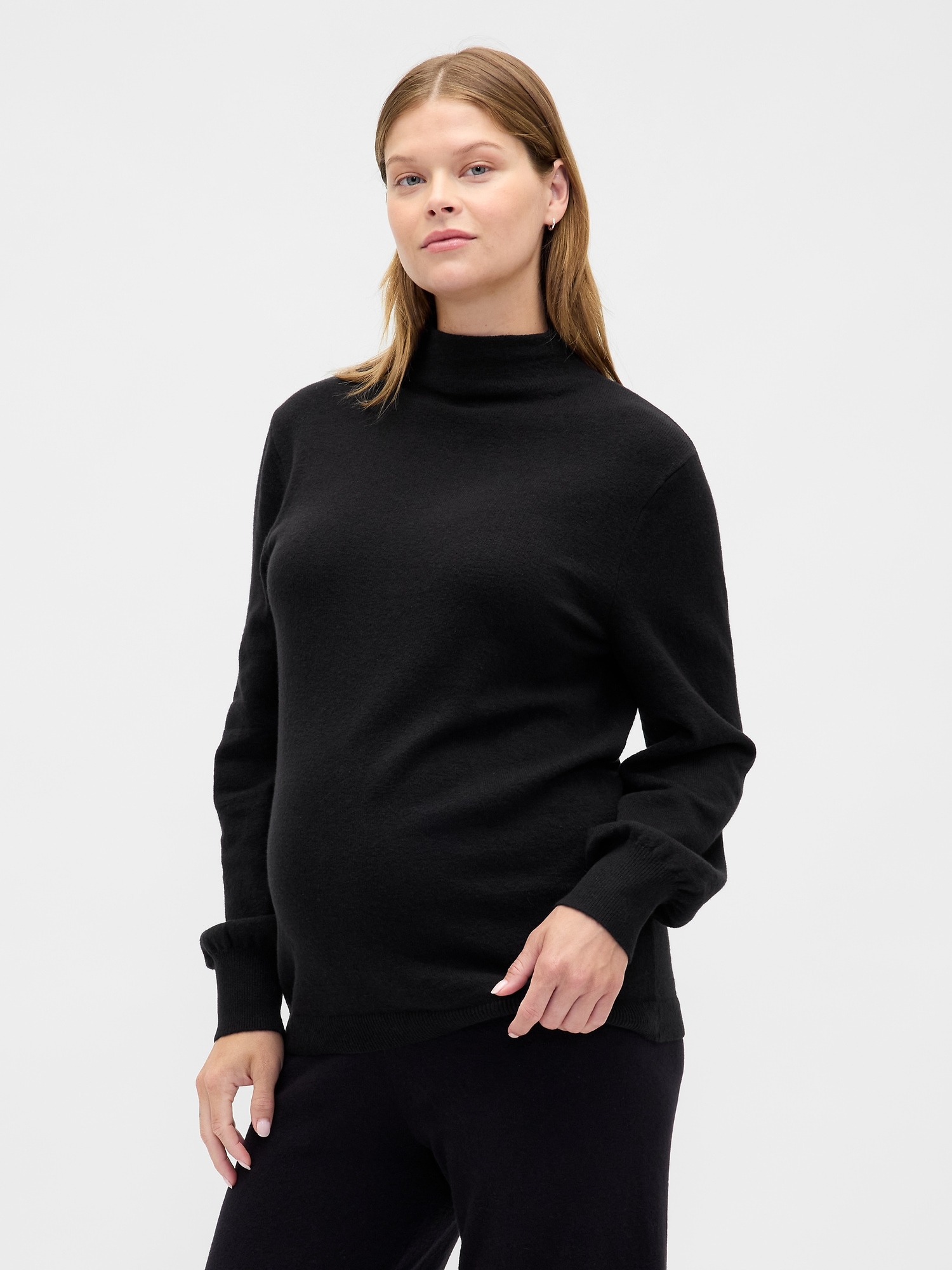 Maternity CashSoft Turtleneck Sweater
