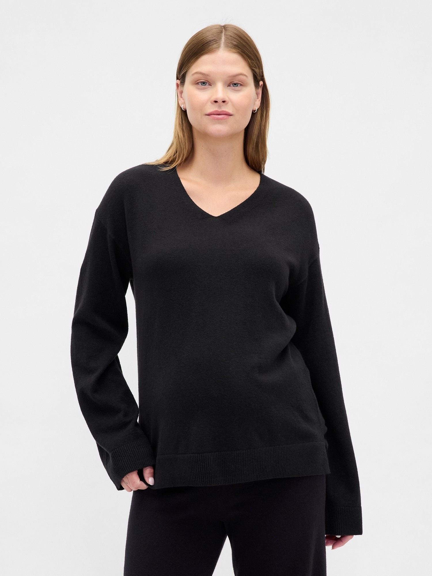 Maternity CashSoft V-Neck Sweater