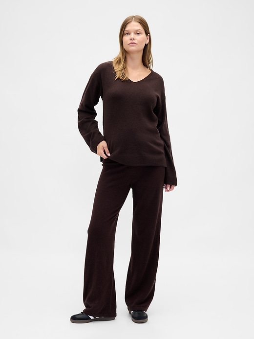 Image number 1 showing, Maternity CashSoft Sweater Pants