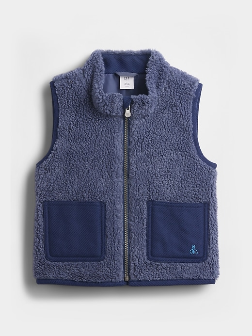 Image number 1 showing, Baby & Toddler Sherpa Utility Vest