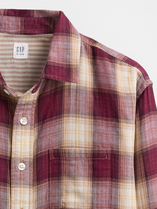 Image number 5 showing, Kids Relaxed Plaid Shirt