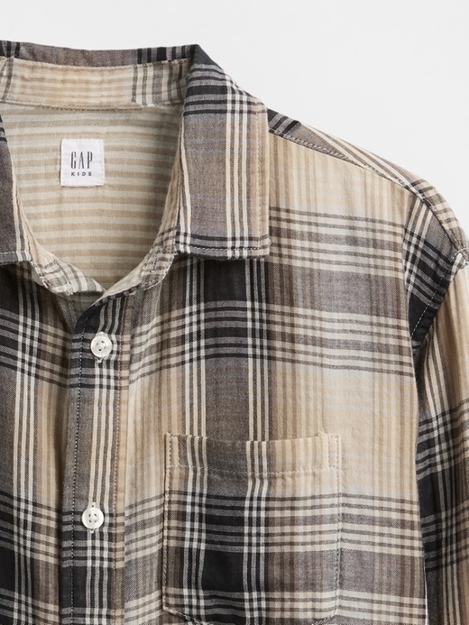 Image number 5 showing, Kids Relaxed Plaid Shirt