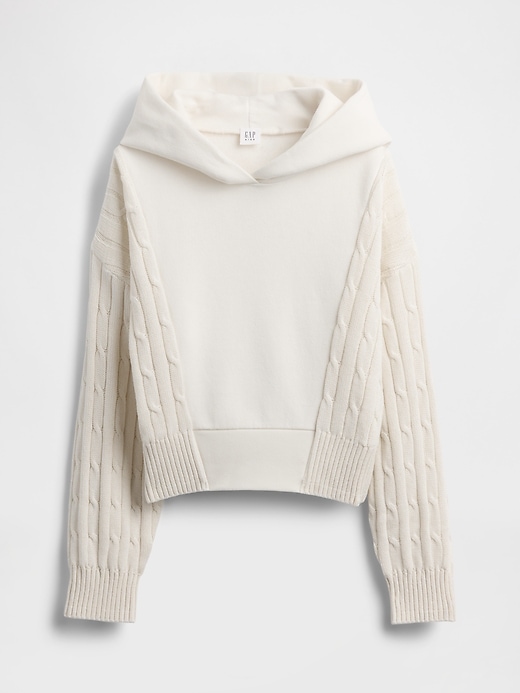 Image number 2 showing, Kids VintageSoft Mixed Media Hoodie