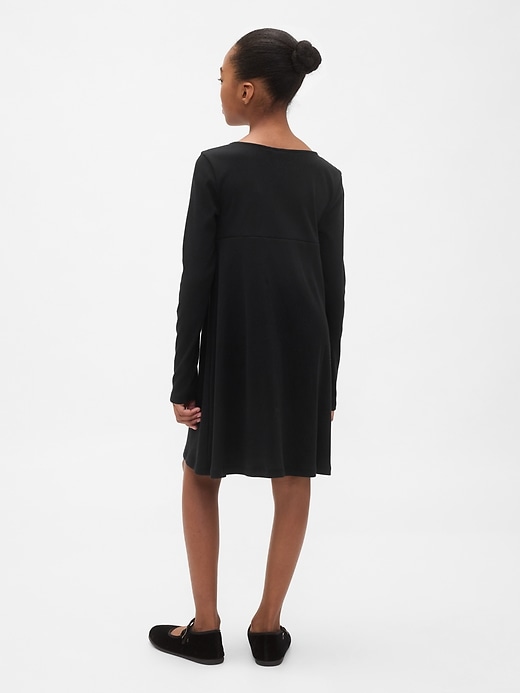 Image number 3 showing, Kids Rib Bow Dress