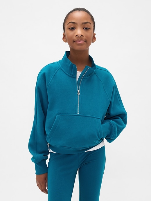 Image number 1 showing, Kids VintageSoft Half-Zip Pullover