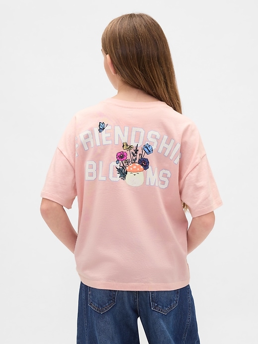 Image number 3 showing, Kids Oversized Graphic T-Shirt