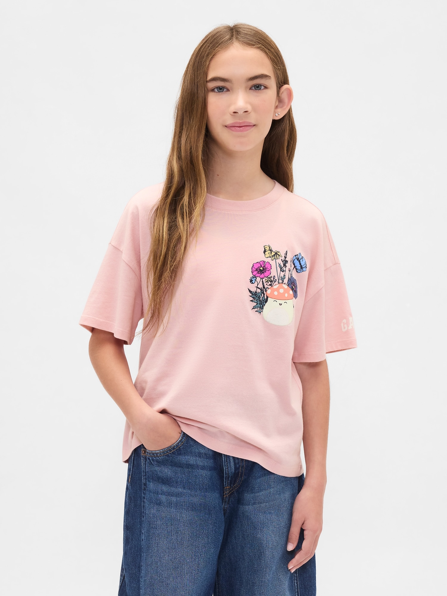 Kids Oversized Graphic T-Shirt
