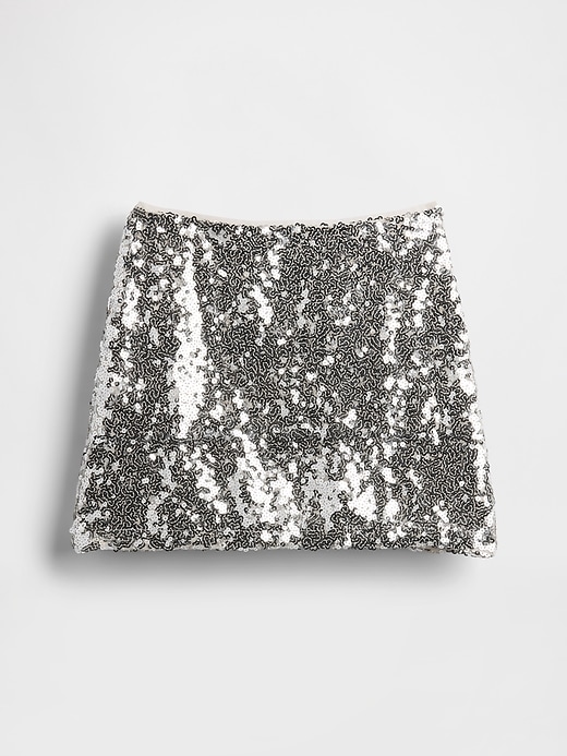 Image number 2 showing, Kids Sequin Mini Skirt
