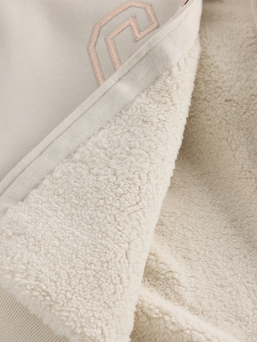 Image number 5 showing, Kids Sherpa-Lined Graphic Logo Hoodie