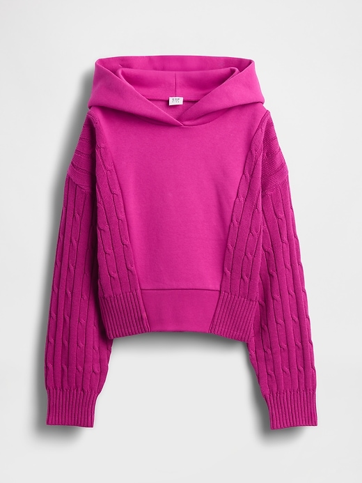 Image number 2 showing, Kids VintageSoft Mixed Media Hoodie