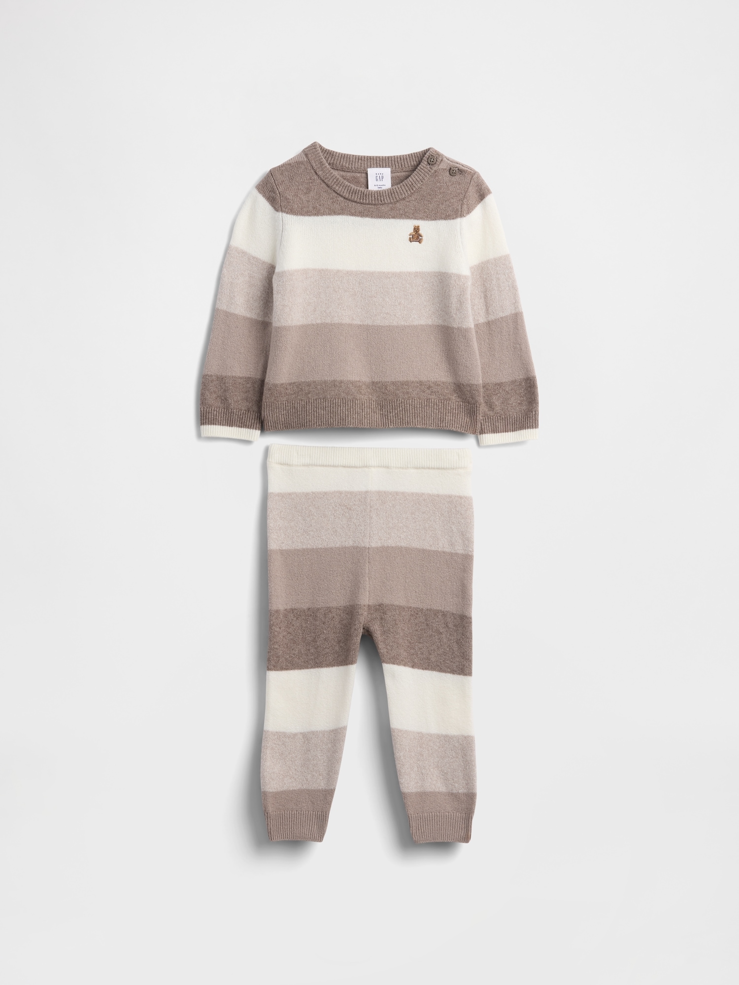 Baby CashSoft Stripe Sweater Outfit Set